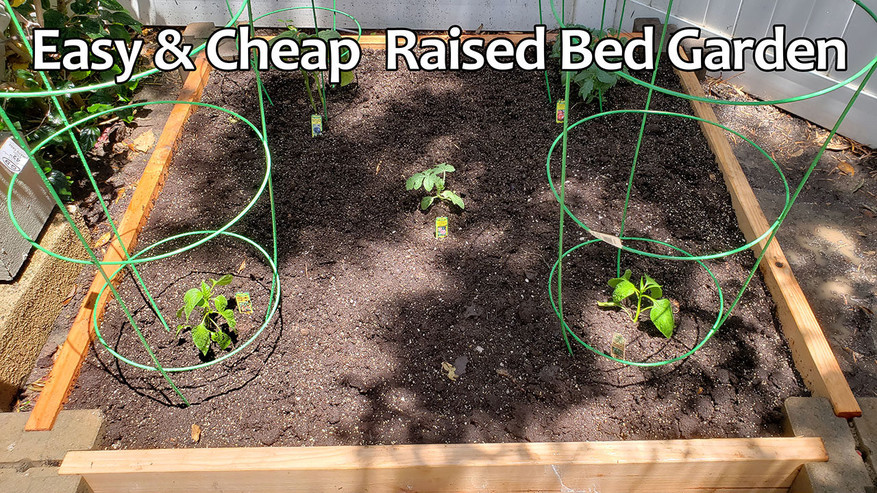 Cheap & Easy DIY Raised Bed Garden – No Tools Needed