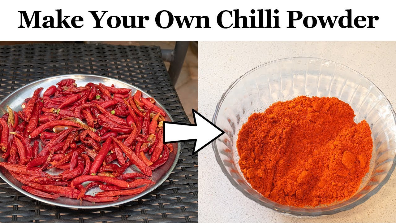 You Can Do It – How To Make Chilli Powder From Harvested Chilli Peppers / Chillies